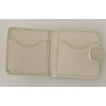 Dolce & Gabbana White Dauphine Leather Condom Case Holder Pocket Wallet
