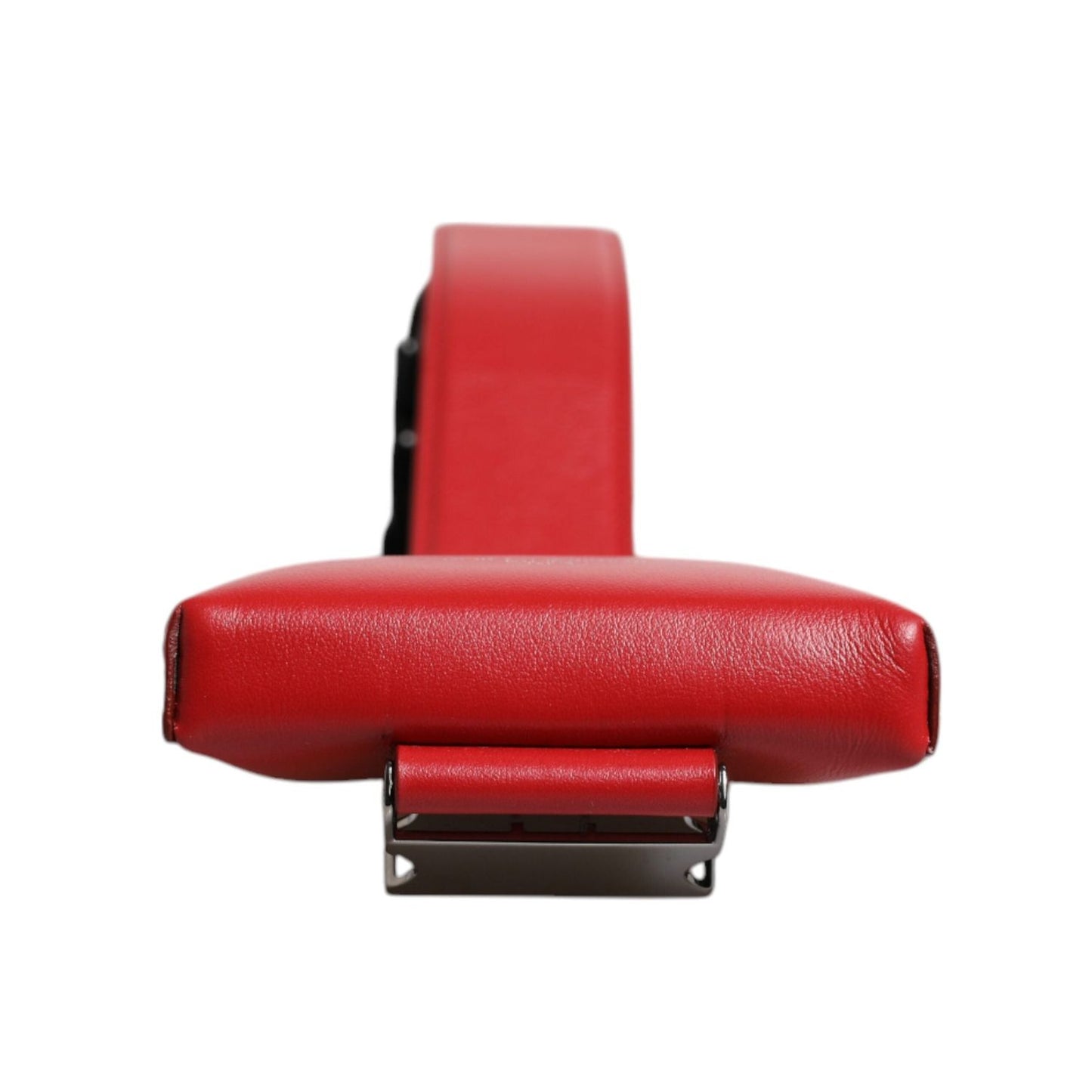 Dolce & Gabbana Red Leather Logo Zip Around Card Holder Wide Strap Wallet Dolce & Gabbana