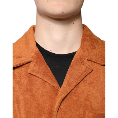 Dolce & Gabbana Hazel Cotton Velvet Button Down Collared Shirt Dolce & Gabbana