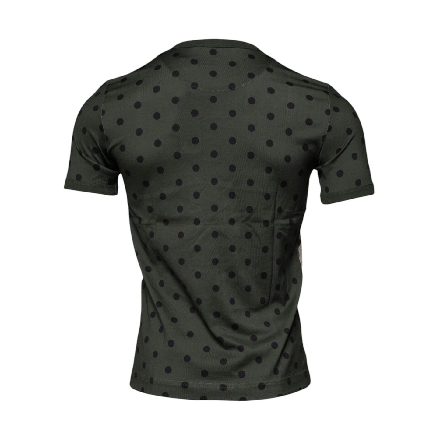 Dolce & Gabbana Gray Sicilia Cotton Crew Neck T-shirt