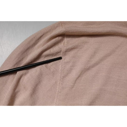 Dolce & Gabbana Beige Cashmere Turtleneck Pullover Sweater Dolce & Gabbana