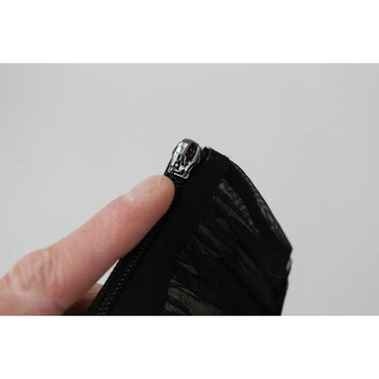 Dolce & Gabbana Black Tulle Ankle Boots Stiletto Heels Shoes