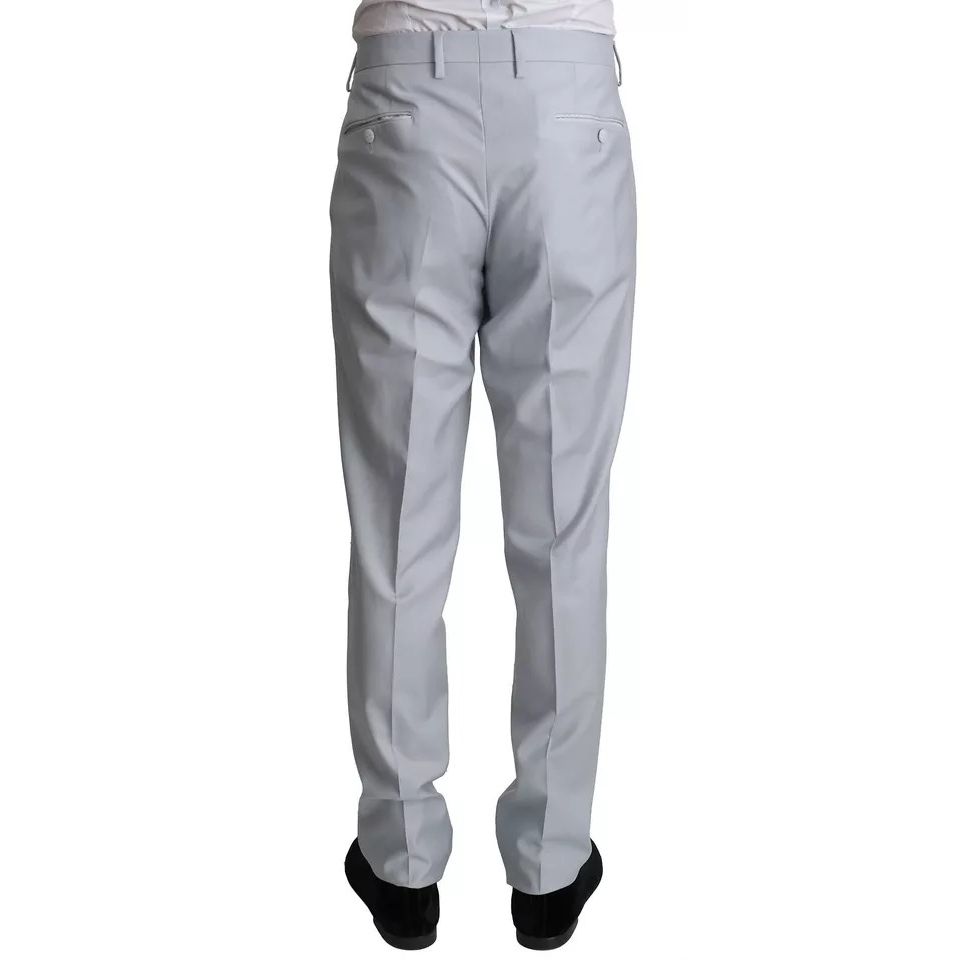 Dolce & Gabbana Light Blue SICILIA Wool 3 Piece Suit