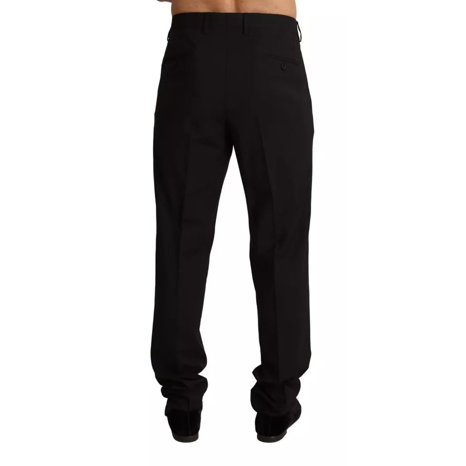 Dolce & Gabbana Black Dress Formal Skinny Pants Dolce & Gabbana