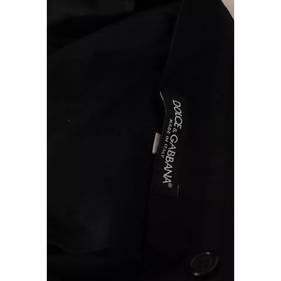 Dolce & Gabbana Black Dress Formal Skinny Pants Dolce & Gabbana