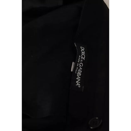 Dolce & Gabbana Black Dress Formal Skinny Pants Dolce & Gabbana