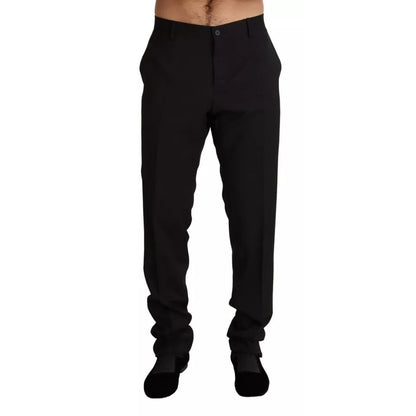 Dolce & Gabbana Black Dress Formal Skinny Pants Dolce & Gabbana