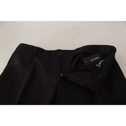 Dolce & Gabbana Black Dress Formal Skinny Pants Dolce & Gabbana