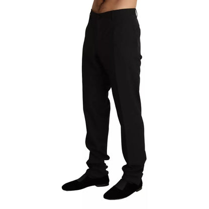 Dolce & Gabbana Black Dress Formal Skinny Pants Dolce & Gabbana