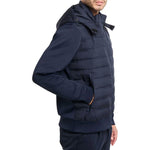 People Of Shibuya Blue Polyester Jacket PE-14506-IT46 | S
