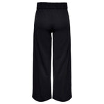 Jacqueline De Yong Black Polyester Pant, women's palazzo pants, 95% polyester 5% elastane, versatile and trendy fashion