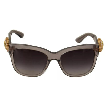 Dolce & Gabbana DG 4247-B-F Clear Embellished Crystal Acetate Sunglasses