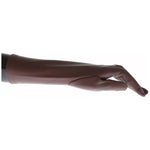 Dolce & Gabbana Brown Leather Wrist Slim Women Gloves SIG13112-8.5