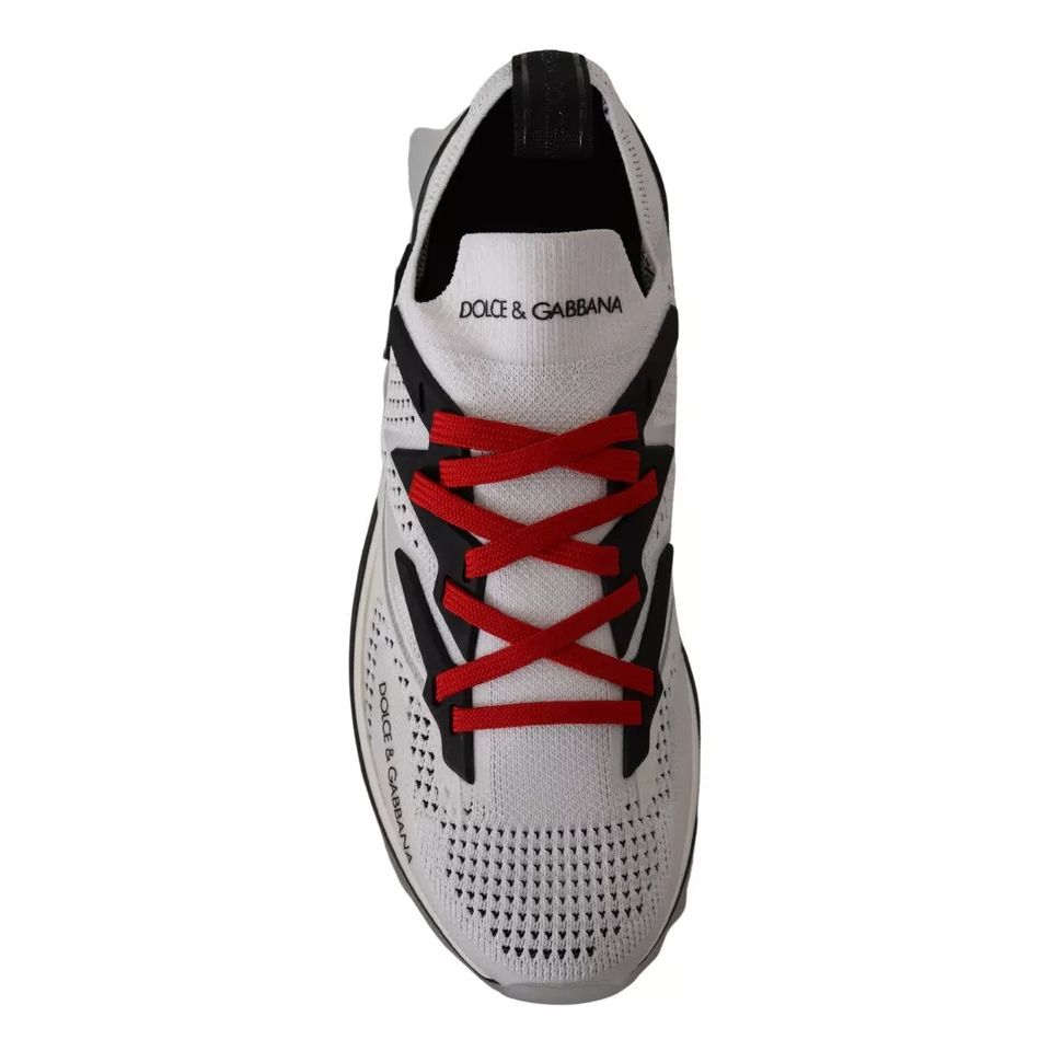 Dolce & Gabbana White SORRENTO Sport Stretch Men Shoes Sneakers