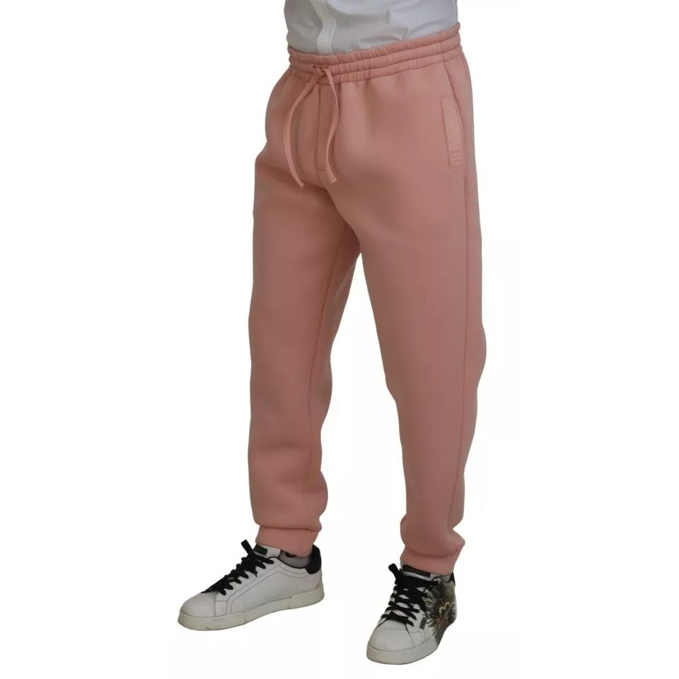 Dolce & Gabbana Pink Polyester Sweatpants Jogger Pants Dolce & Gabbana