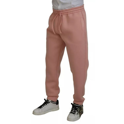 Dolce & Gabbana Pink Polyester Sweatpants Jogger Pants Dolce & Gabbana
