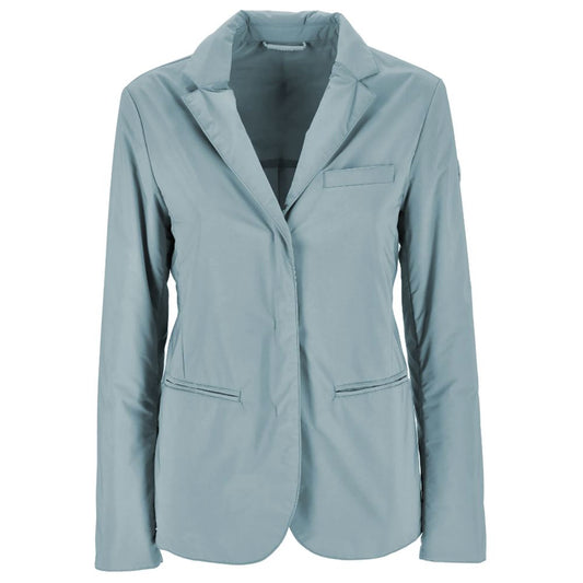 People Of Shibuya Light Blue Polyester Women Jacket