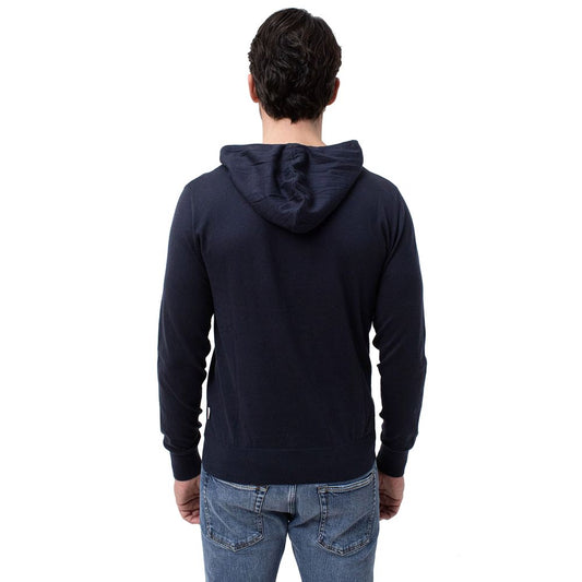 People Of Shibuya Blue Cotton Sweater PE-14562-IT48 | M