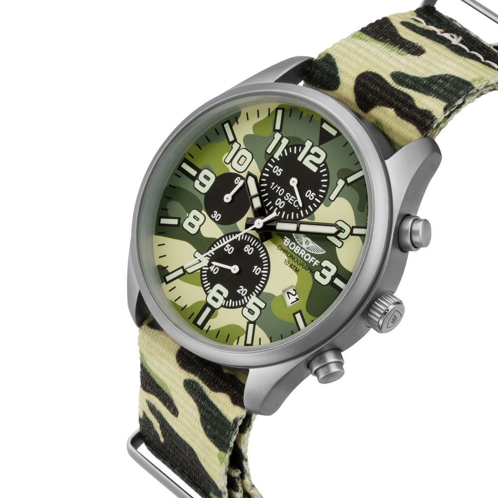Bobroff Army Nylon Sport Watch