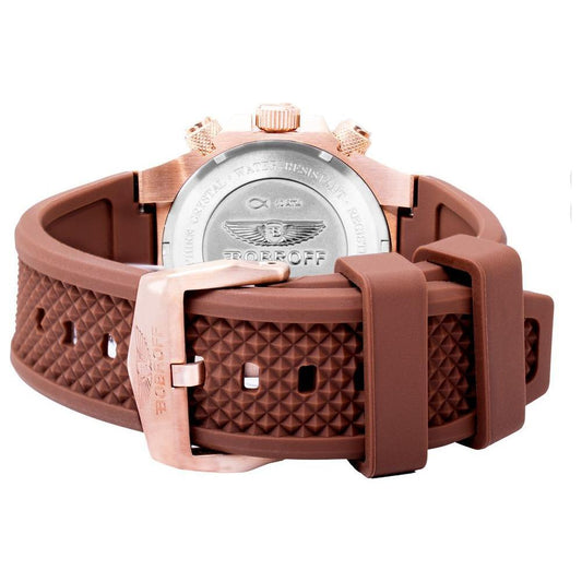 Bobroff Brown Rubber Watch
