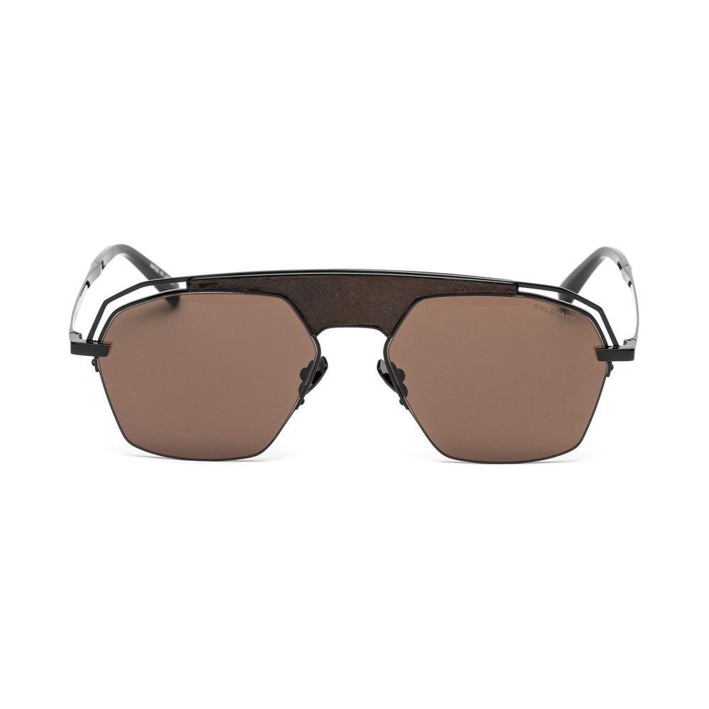 Belstaff Brown Titanium Sunglasses BEMAXFORDNEGROWAC