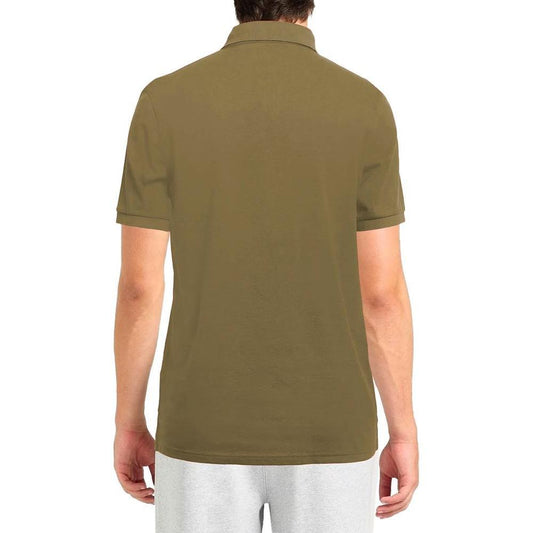 Alpha Studio Green Cotton Polo Shirt AL-14581-IT52 | XL