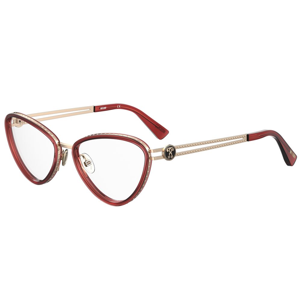 Moschino Burgundy Metal Glasses (Frames)