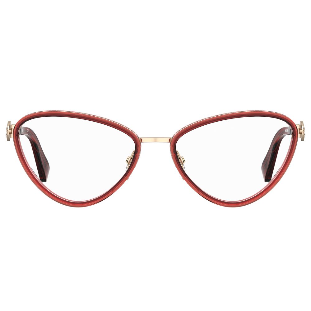 Moschino Burgundy Metal Glasses (Frames)