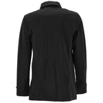 Yes Zee Black Polyester Jacket YE-14587-S