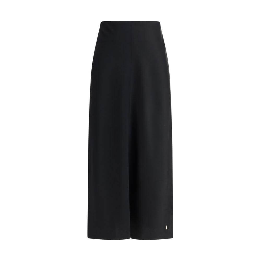 Ami Paris Satin midi Skirt