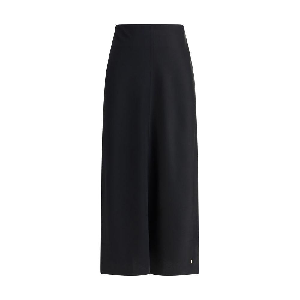 Ami Paris Satin midi Skirt