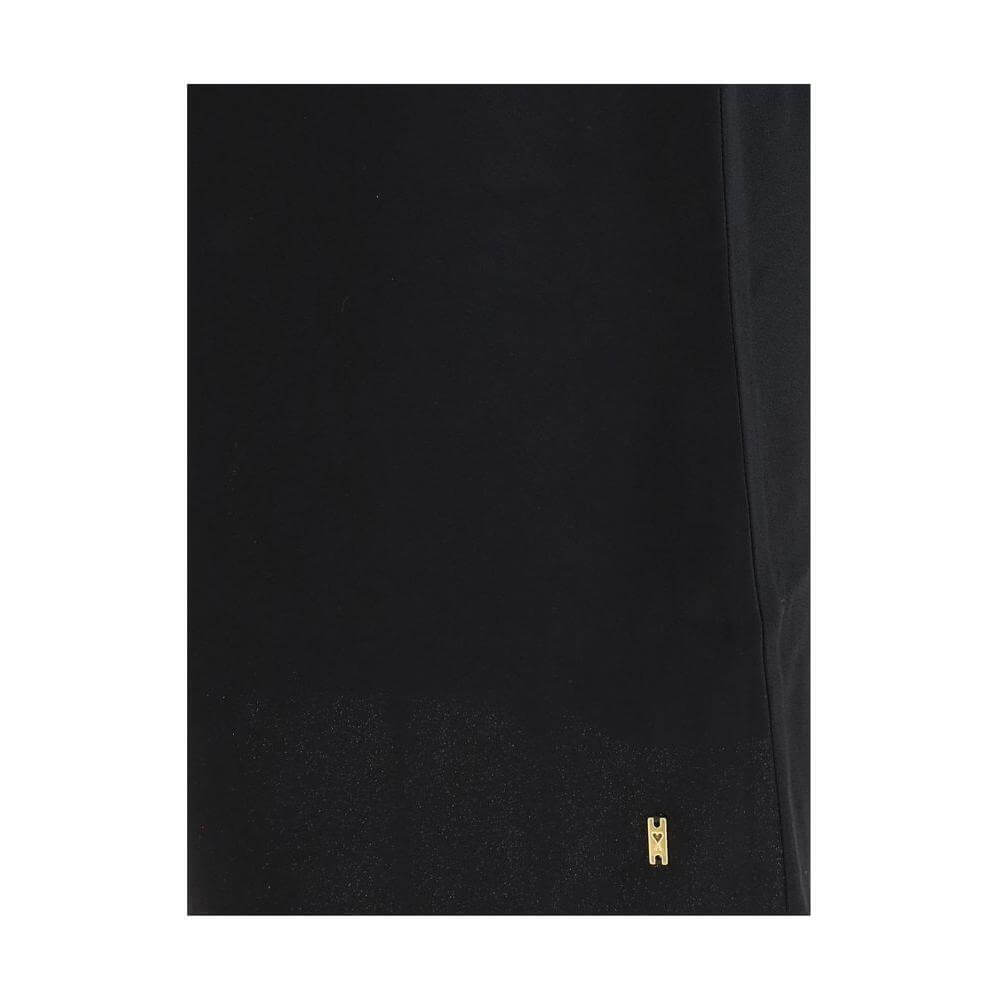 Ami Paris Satin midi Skirt