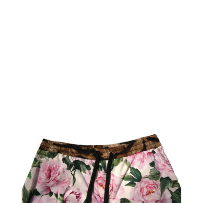 Dolce & Gabbana Multicolor Floral Cotton Men Bermuda Shorts Dolce & Gabbana
