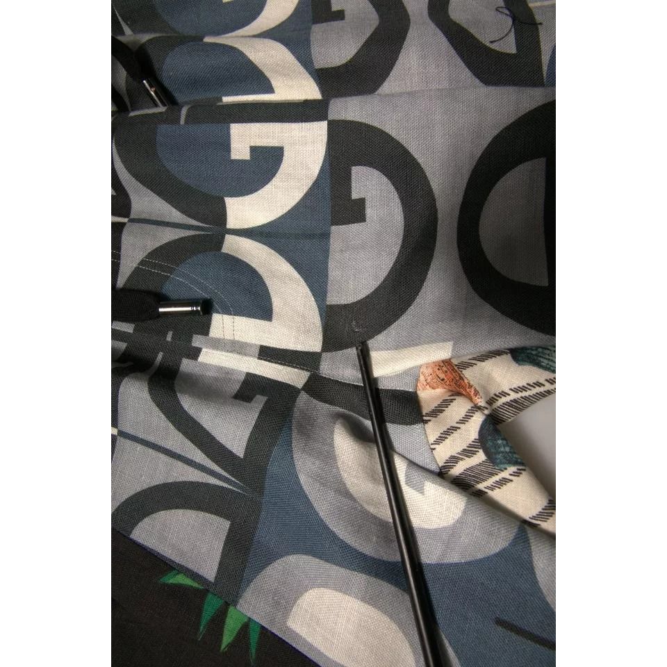 Dolce & Gabbana Multicolor Patchwork Linen Bermuda Shorts Dolce & Gabbana