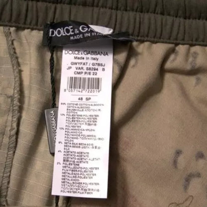 Dolce & Gabbana Multicolor Patchwork Cotton Jogger Sweatpants Pants Dolce & Gabbana