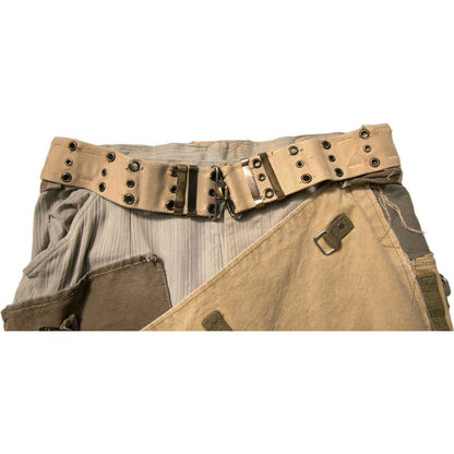 Dolce & Gabbana Multicolor Reconstructed Flight Cargo Pants Dolce & Gabbana