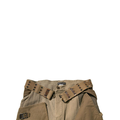 Dolce & Gabbana Multicolor Reconstructed Flight Cargo Pants Dolce & Gabbana