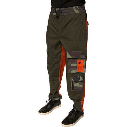 Dolce & Gabbana Multicolor Camouflage Jogger Cargo Pants Dolce & Gabbana