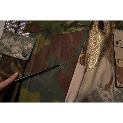 Dolce & Gabbana Multicolor Patchwork Men Jogger Pants Dolce & Gabbana