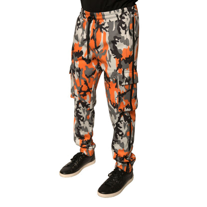 Dolce & Gabbana Multicolor Camouflage Cargo Jogger Pants Dolce & Gabbana