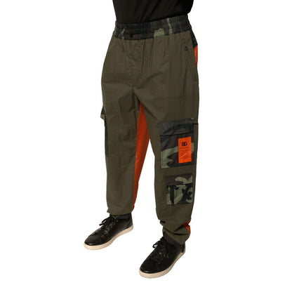 Dolce & Gabbana Multicolor Camouflage Jogger Cargo Pants Dolce & Gabbana