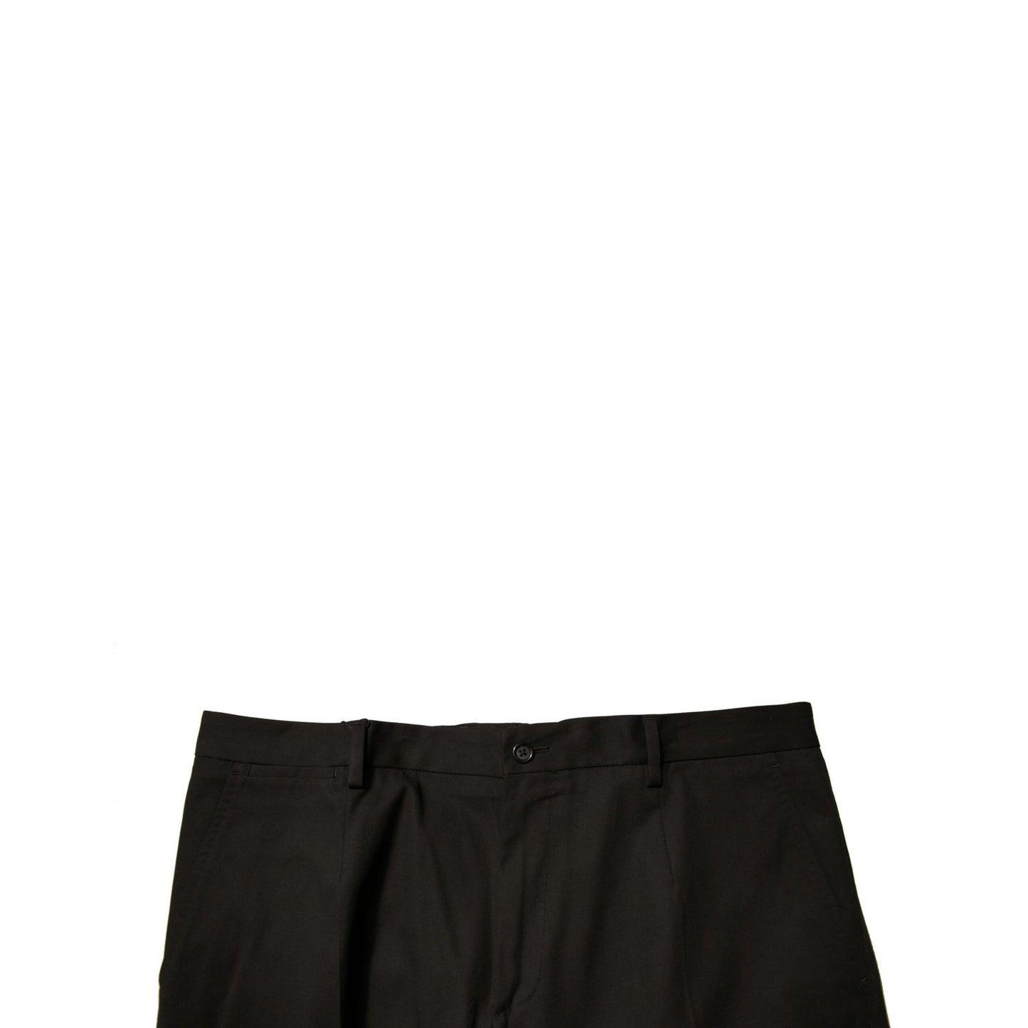 Dolce & Gabbana Black Cotton Men Cargo Casual Pants Dolce & Gabbana