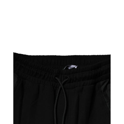 Dolce & Gabbana Black Leopard Slim Fit Jogger Pants Dolce & Gabbana