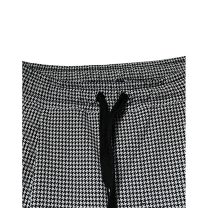 Dolce & Gabbana Black White Houndstooth Skinny Dress Pants Dolce & Gabbana