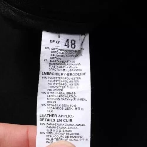 Dolce & Gabbana Black DG Crown Logo Cotton Skinny Denim Jeans Dolce & Gabbana