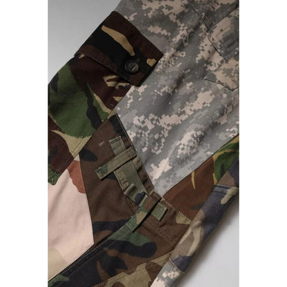 Dolce & Gabbana Multicolor Patchwork Camouflage Cargo Pants Dolce & Gabbana