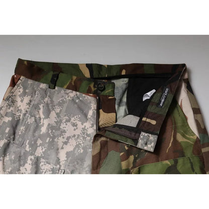 Dolce & Gabbana Multicolor Patchwork Camouflage Cargo Pants Dolce & Gabbana