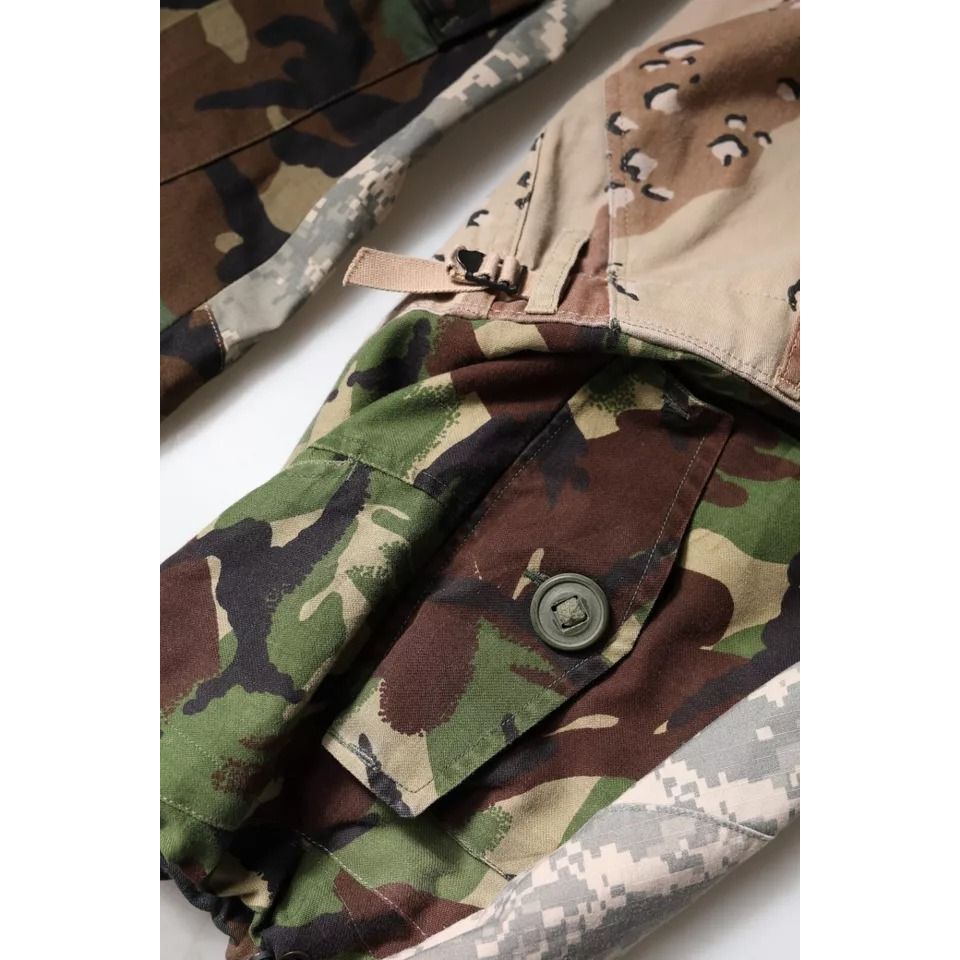 Dolce & Gabbana Multicolor Patchwork Camouflage Cargo Pants Dolce & Gabbana