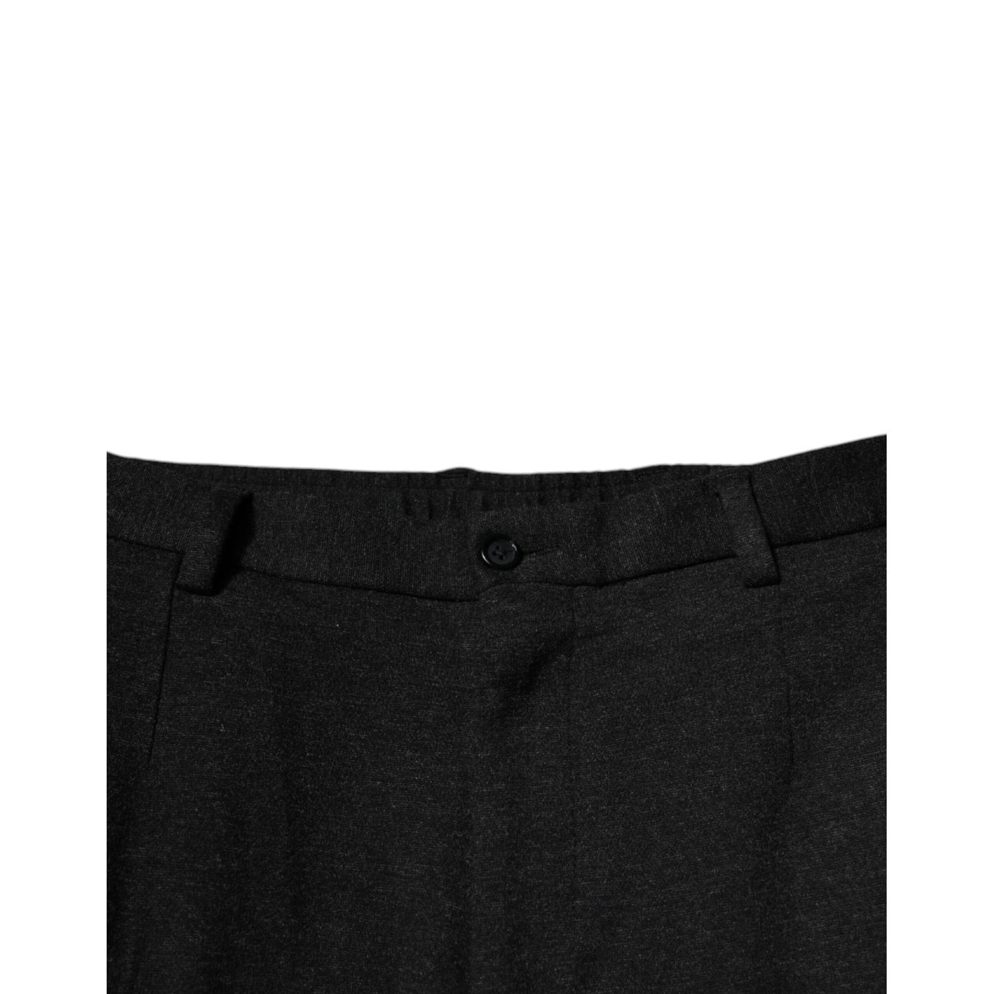 Dolce & Gabbana Black Viscose Cargo Men Casual Pants Dolce & Gabbana