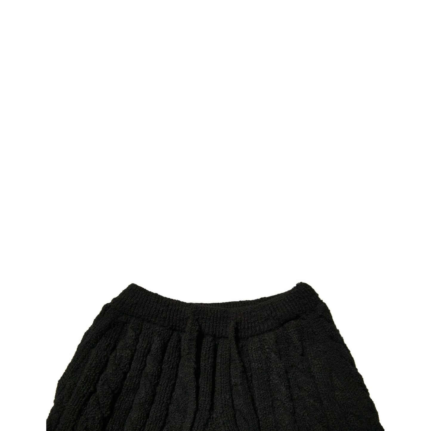 Dolce & Gabbana Black Wool Knitted Skinny Pants Dolce & Gabbana